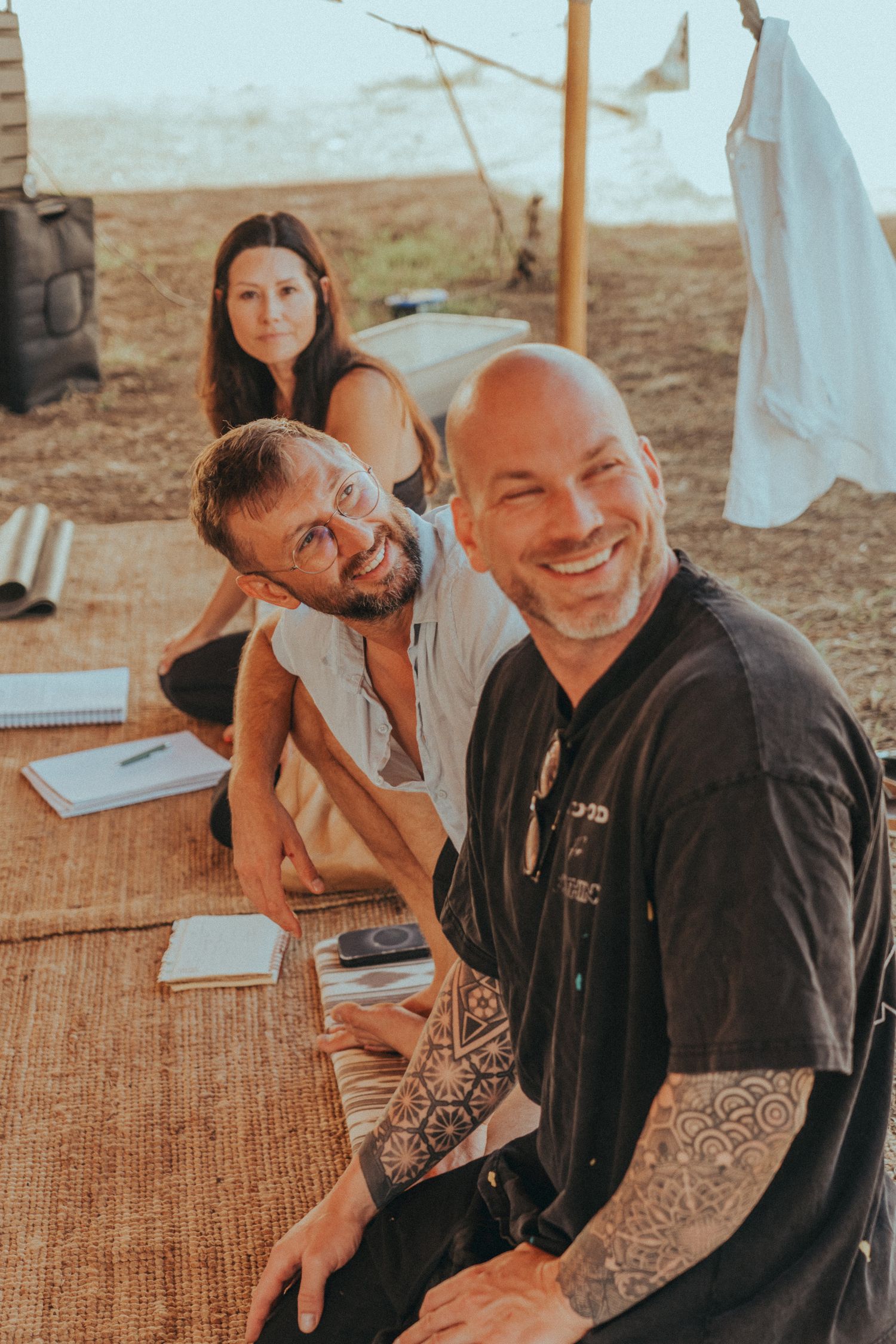 Lachen in der Runde